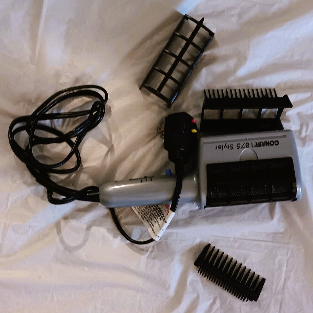 Gray Conair 1875 3-in-1 Hair Dryer, New